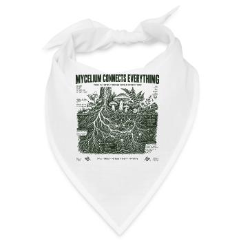 Myzel verbindet alles - Bandana - Weiß - Vorne