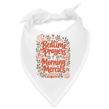 Schlafensgebet Morgengebete Barmherzigkeiten Christliche Mutter - Bandana - Weiß - Vorne