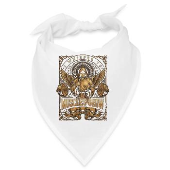 Personal Trainer I Whisper To Muscles Health Coach - Bandana - Weiß - Vorne