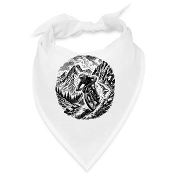 Mountainbike - Bandana - Weiß - Vorne