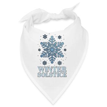 Wintersonnenwende Yule Wintersonnenwende Weihnachten Weihnachten - Bandana - Weiß - Vorne