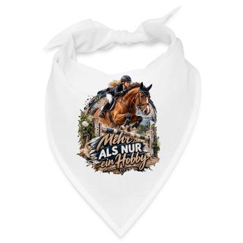 Mehr_als_nur_ein_Hobby - Bandana - Weiß - Vorne