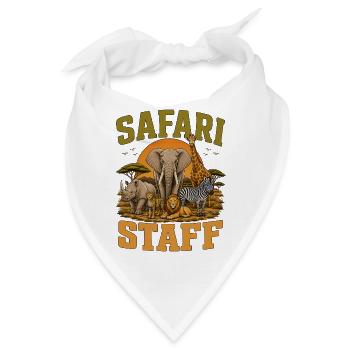 Safari Staff - Bandana - Weiß - Vorne