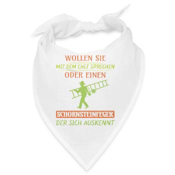 Schornsteinfeger Herren - Bandana - Weiß - Vorne