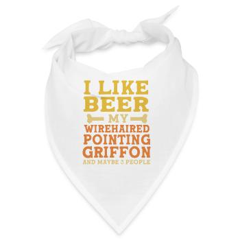 Griffon - Bandana - Weiß - Vorne