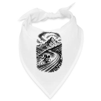 Rennrad - Bandana - Weiß - Vorne