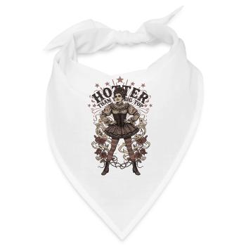 Hotter Than The Big Top Clowngirl Clown - Bandana - Weiß - Vorne