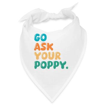Grandfather Papaw Pop Gramps Granddad Grandpa - Bandana - Weiß - Vorne