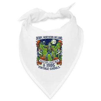 Derry Northern Ireland Skeletons Stout Beer 1986 - Bandana - Weiß - Vorne