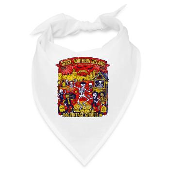 Bar Derry Northern Ireland Vintage Ghouls - Bandana - Weiß - Vorne
