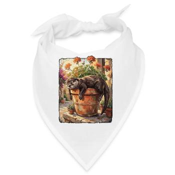 Siesta Otter - Bandana - Weiß - Vorne