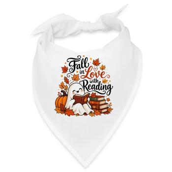 Verliebe dich in das Lesen von süßem Geist - Bandana - Weiß - Vorne