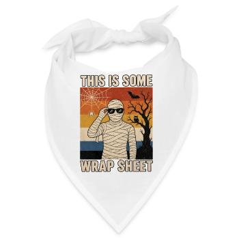 This is some Wrap Sheet lustige Mumie Halloween - Bandana - Weiß - Vorne