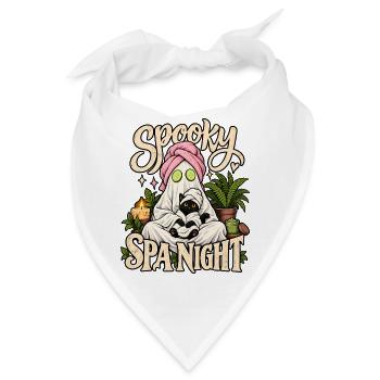 Spooky Spa Night - Bandana - Weiß - Vorne