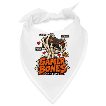 Gamer Bones Anatomie Controller - Bandana - Weiß - Vorne