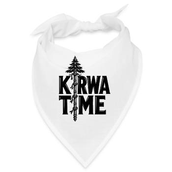 Kirwa Time Kirchweih mit Kirwabaum - Bandana - Weiß - Vorne