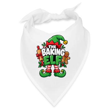 Die Backelf Festtagszauber - Bandana - Weiß - Vorne