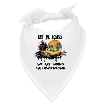 Halloweentown wird gerettet, bereit zur Sublimation - Bandana - Weiß - Vorne