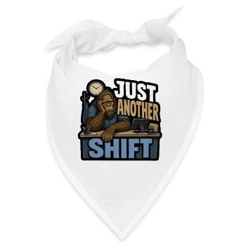 Just Another Shift Bigfoot - Bandana - Weiß - Vorne