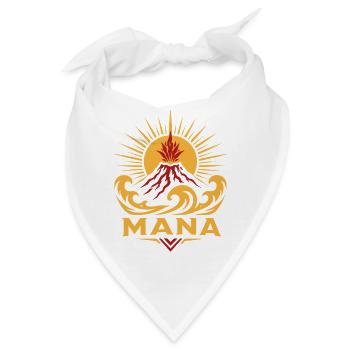 Mana-Vulkanwelle - Bandana - Weiß - Vorne