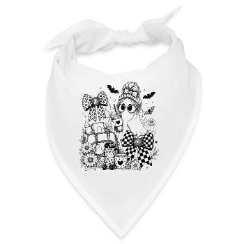 Mama Geist - Bandana - Weiß - Vorne