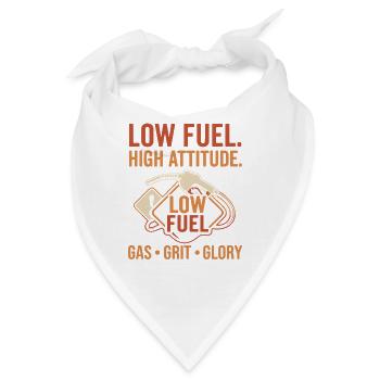 Low Fuel High Attitude Hot Rod Gas Grit Glory - Bandana - Weiß - Vorne
