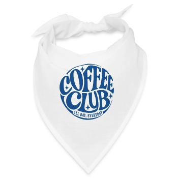 Coffee Club - Bandana - Weiß - Vorne