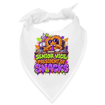 Senior Vice President Snacks - Bandana - Weiß - Vorne