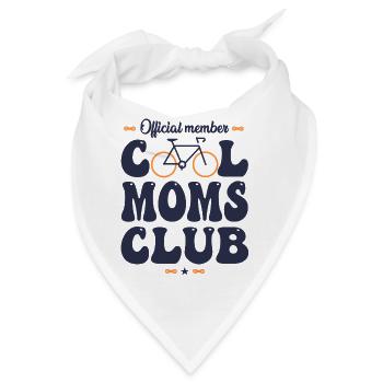 Radfahrer – cooler Mama-Fahrradclub - Bandana - Weiß - Vorne