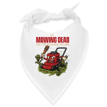 The Moging Dead – Lustige Rasenmähen von Zombie-Unkräutern - Bandana - Weiß - Vorne