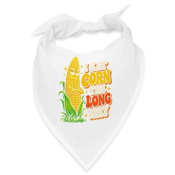 Mais Langweg Spruch Cartoon - Bandana - Weiß - Vorne