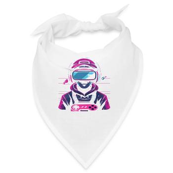 Gaming 90er Jahre - Bandana - Weiß - Vorne
