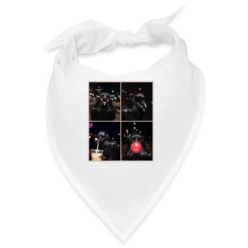 Krähen Krähe - Bandana - Weiß - Vorne