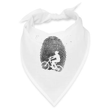 Fahrradfahrer MTB Downhill - Bandana - Weiß - Vorne