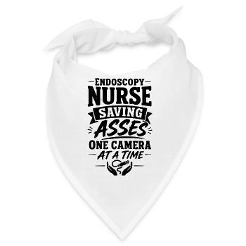Endoskopie Pflege - Bandana - Weiß - Vorne