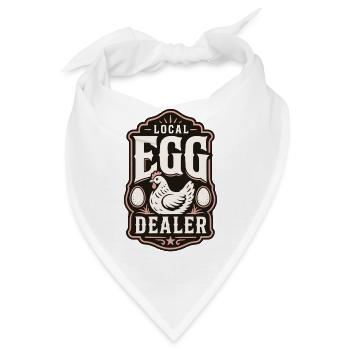 Local Egg Dealer - Bandana - Weiß - Vorne