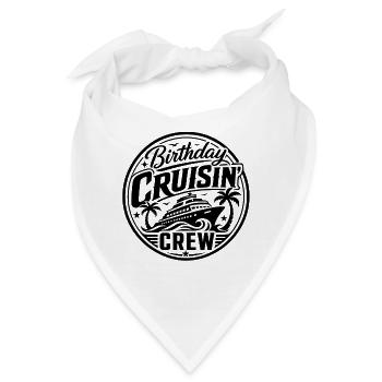Birthday Cruisin Crew - Bandana - Weiß - Vorne