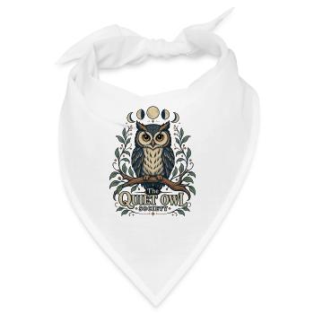 The Quiet Owl Society - Bandana - Weiß - Vorne