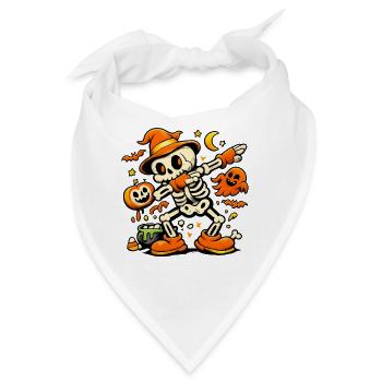 Dabbing Halloween Kostüm - Bandana - Weiß - Vorne