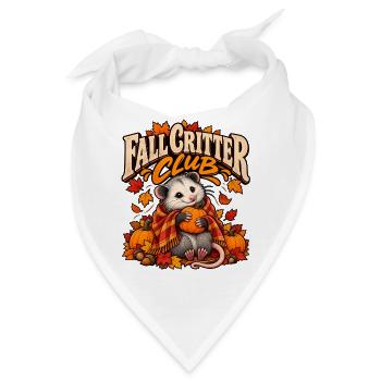 Fall Crawler Club Kürbisfreund - Bandana - Weiß - Vorne