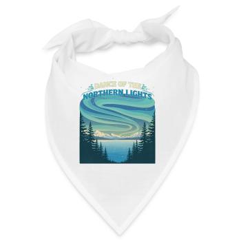 Aurora Polaris Dance Of Northern Lights - Bandana - Weiß - Vorne