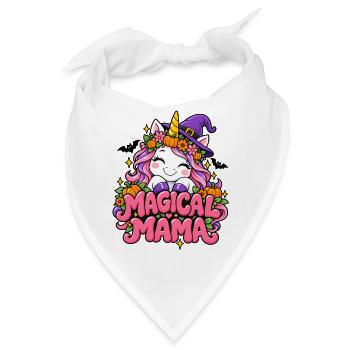 Magische Mama Einhornzauber - Bandana - Weiß - Vorne