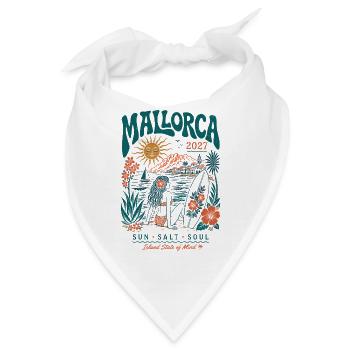 Mallorca Inselzauber 2027 - Bandana - Weiß - Vorne