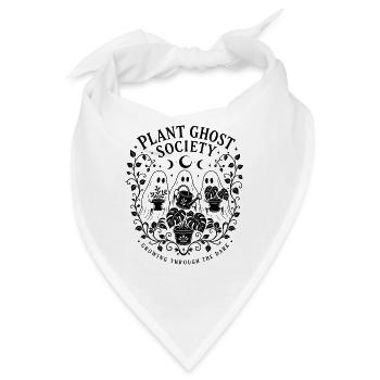 Plant Ghost Society - Bandana - Weiß - Vorne