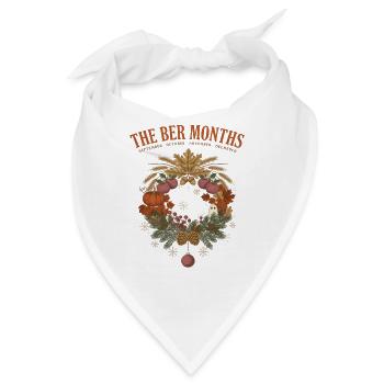 Ber Months Fall Season Herbstzeit - Bandana - Weiß - Vorne