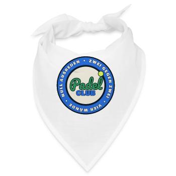 Padel Club - Zwei gegen Zwei, vier Wände - Bandana - Weiß - Vorne