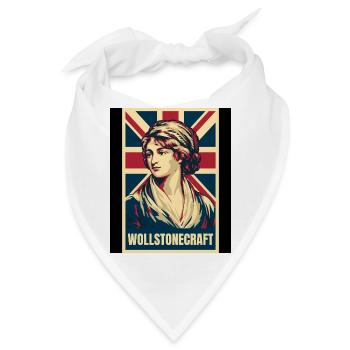 Mary Wollstonecraft UK Pop Art - Bandana - Weiß - Vorne