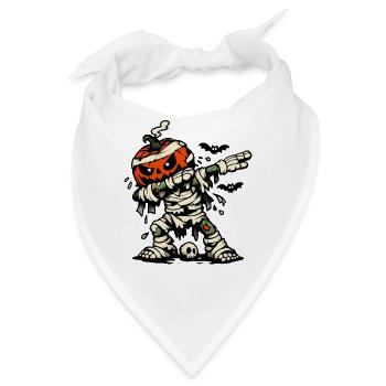 Halloween 2026 Kostüm Kinder Halloweenparty - Bandana - Weiß - Vorne