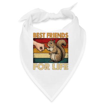 Best Friends For Life - Bandana - Weiß - Vorne