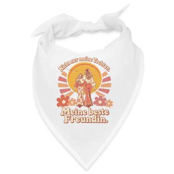 Mama Tochter Liebe Beste Freundin - Bandana - Weiß - Vorne